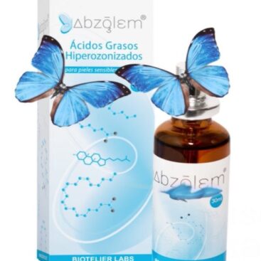 Imagen del producto Abzolem, solución tópica hiperozonizada, disponible en WAM Center | Clínica Estética.